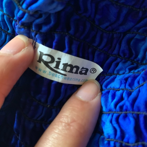 Blue Rima Tube Top - Picture 5 of 6